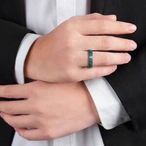 Natural Grade A Type Jadeite Burmese Jade ring